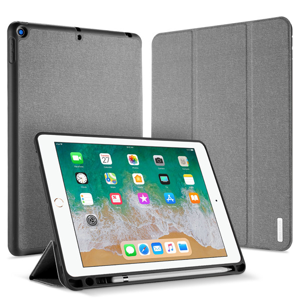 Domo Series Case for iPad 9.7 (2017/2018) (With Apple Pencil Holder & Auto Sleep Wake)