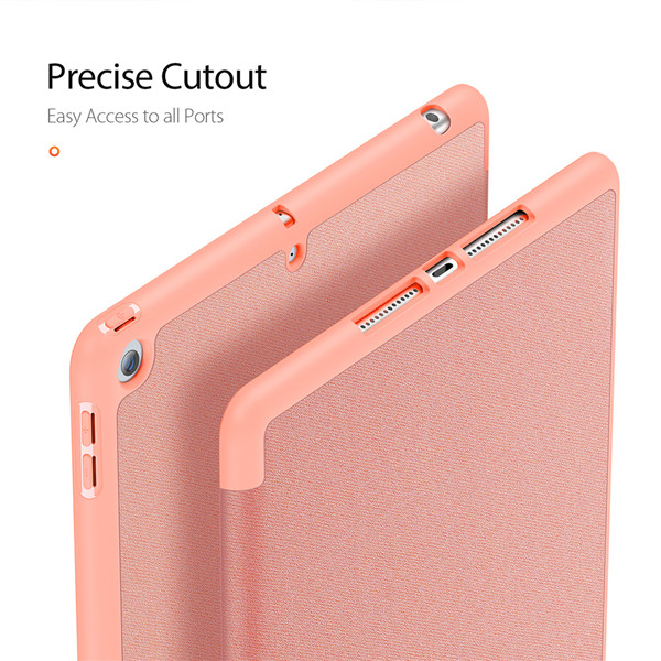 Dux Ducis Domo - Coque Apple iPad Air 4 (2020) Etui + Porte-crayon - Rose  601194 