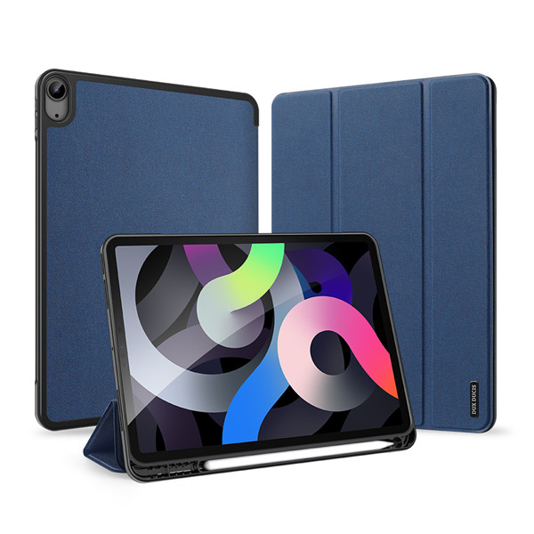 Domo Series Case For Ipad Air 4 10 9 With Apple Pencil Holder Auto Sleep Wake Phone Case Usb Cable Wireless Charger Usb Charger Dux Ducis Domo Series Case For Ipad Air