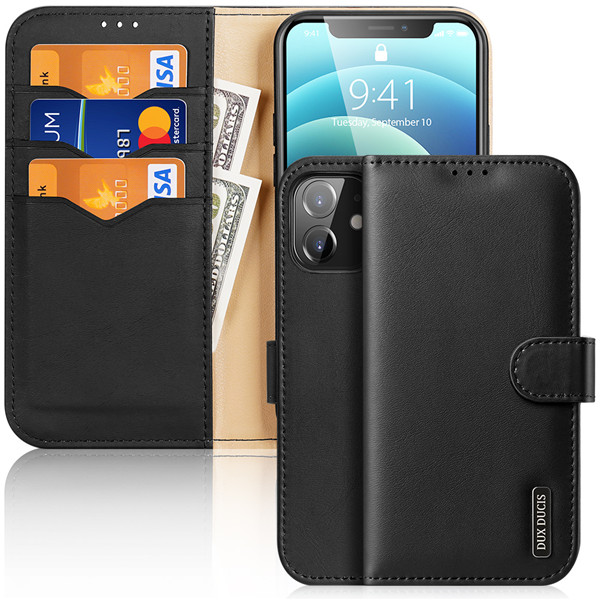 Hivo Series Leather Wallet Case for iPhone 12