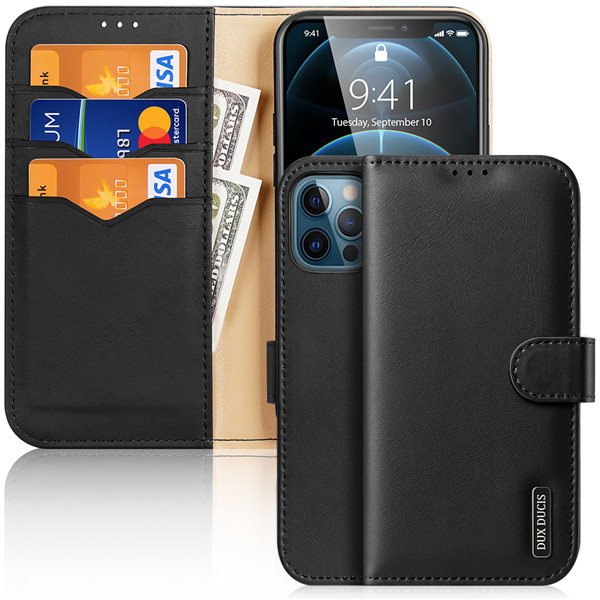 Hivo Series Leather Wallet Case for iPhone 12 Pro Max_Phone Cases 
