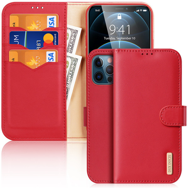 Hivo Series Leather Wallet Case for iPhone 12 Pro