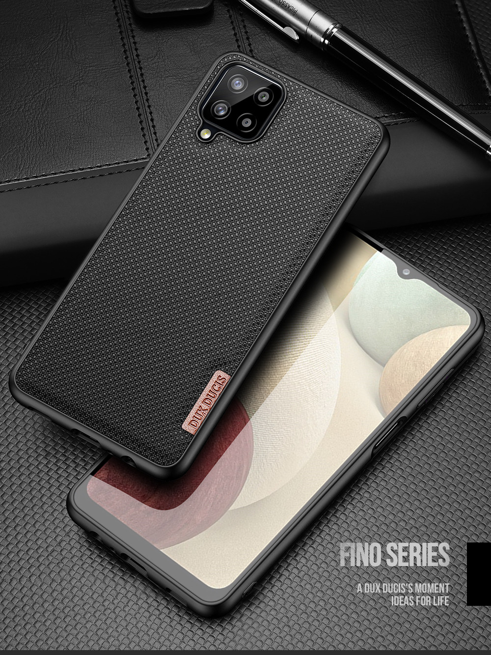 Fino Series Back Case for Samsung Galaxy A12 / M12_Phone Case, USB
