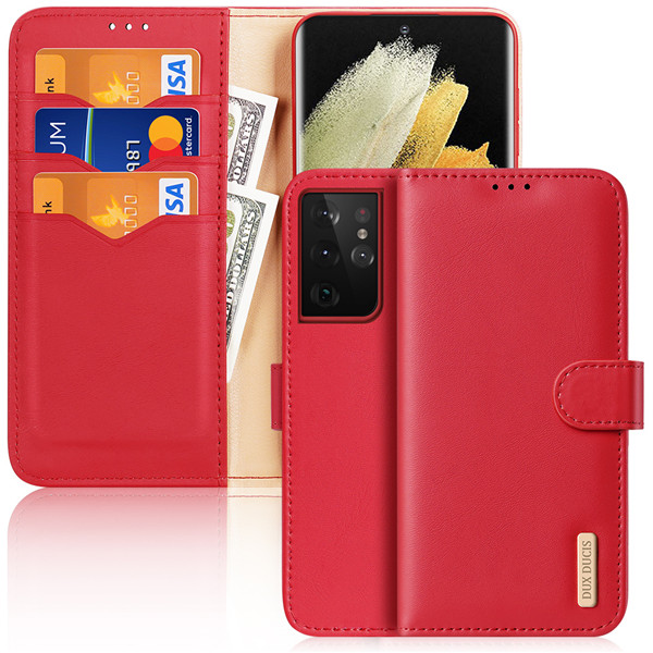 Hivo Series Leather Wallet Case for Samsung Galaxy S21 Ultra 5G