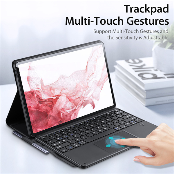 Samsung Galaxy Tab S8+ Fodral med Bluetooth Tangentbord