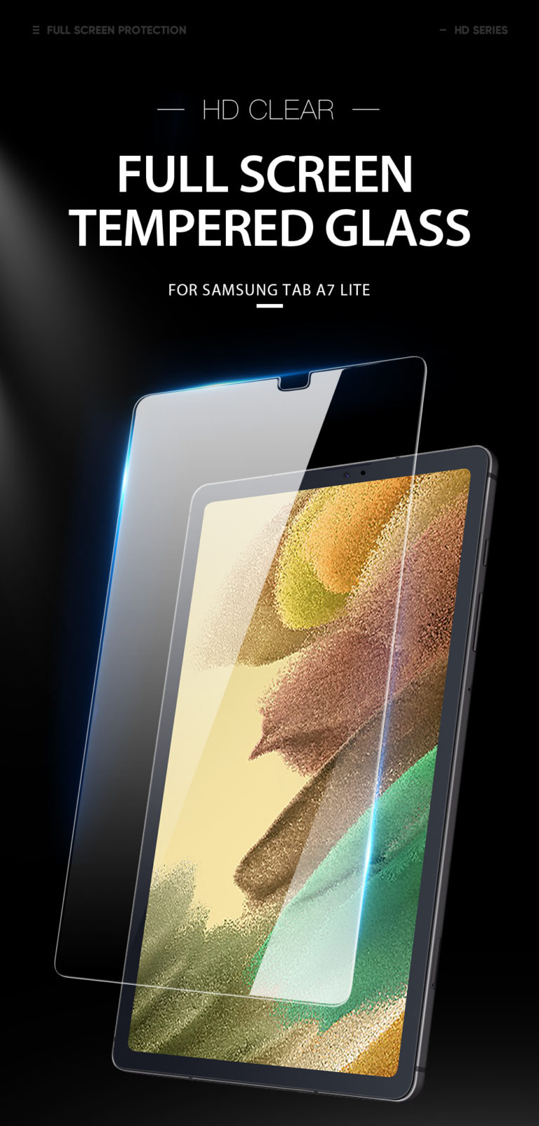 Tempered Glass Screen Protector for Samsung Tab A7 Lite 8.7 (T220/T225