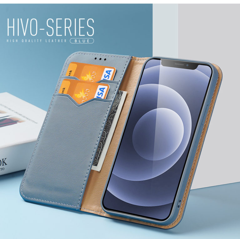 Hivo Seri Leather Wallet Case for iPhone 13 mini_Phone Case, USB