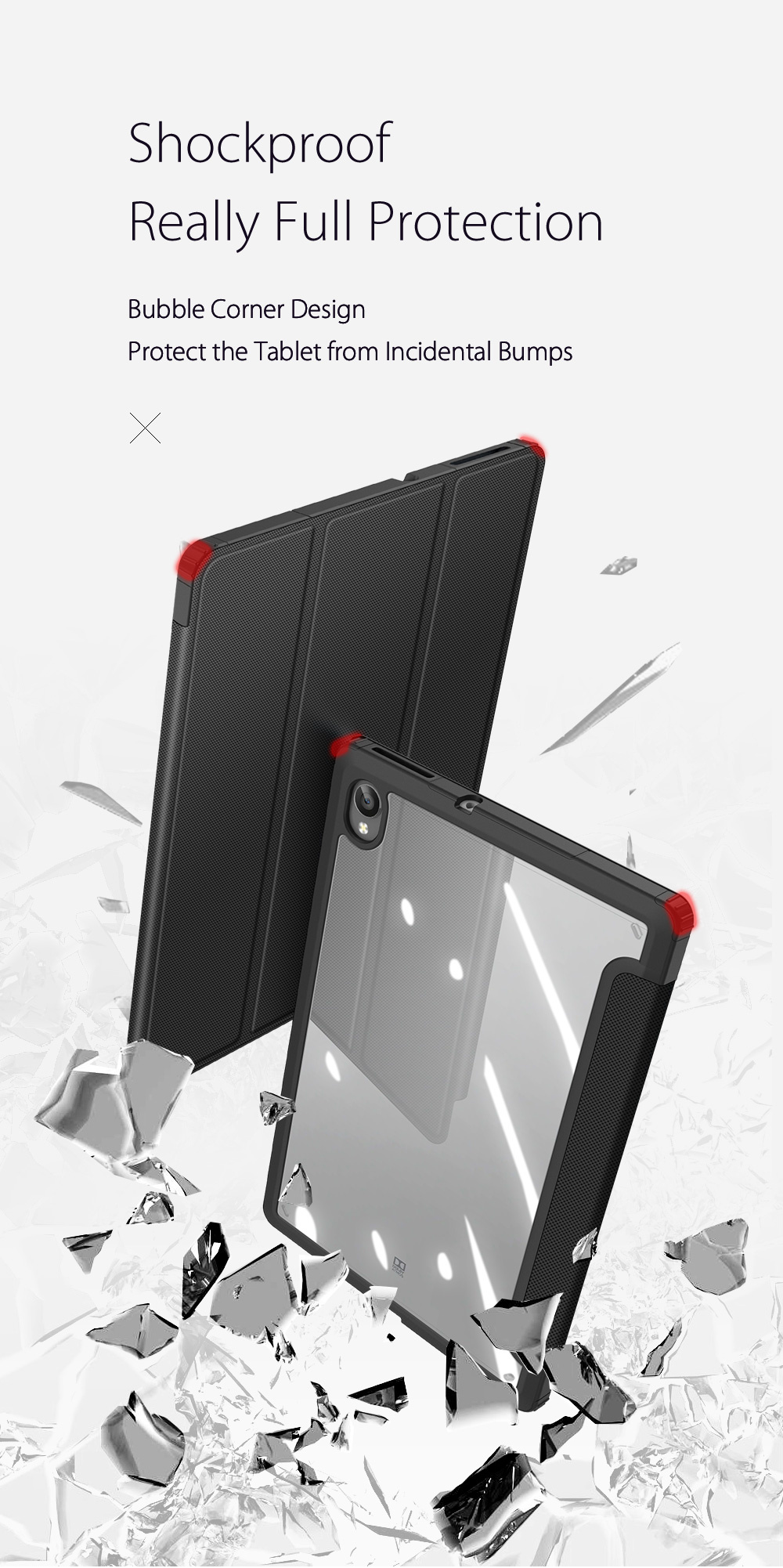 Toby Series Case for Lenovo Tab K10 / Tab M10 Plus 10.3 (Auto Sleep