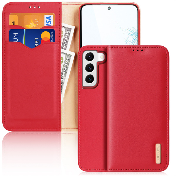 Hivo Series Leather Wallet Case for Samsung Galaxy S22 Plus 5G