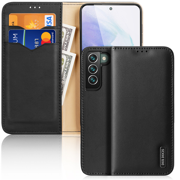 Hivo Series Leather Wallet Case for Samsung Galaxy S22 Plus_Phone Case