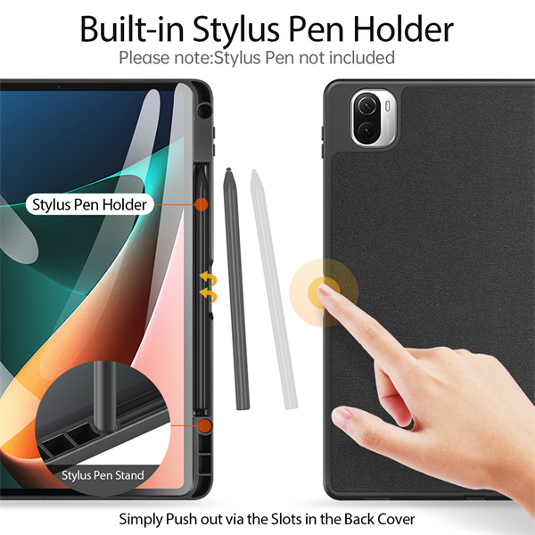 Smart Case Xiaomi Pad 5 Porte-Stylet Don't Touch Me - Ma Coque