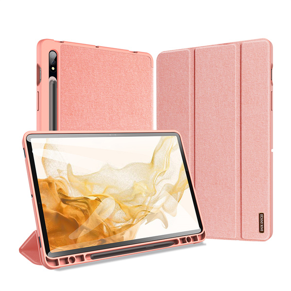 Domo Series Case for Samsung Tab S8 (X700/X706)/S7 (T870/T875/T876B) (With S Pen Holder & Auto Sleep Wake)