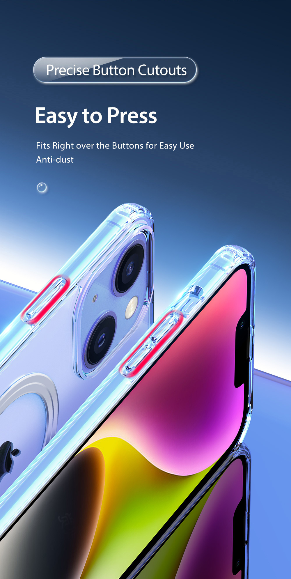 Clin Series Clear Case with MagSafe for iPhone 14 Plus_Phone Cases