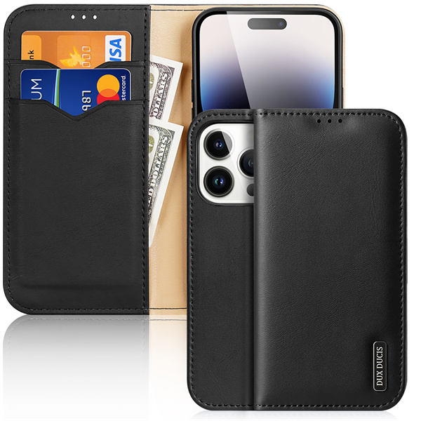 Hivo Series Leather Wallet Case for iPhone 14 Pro