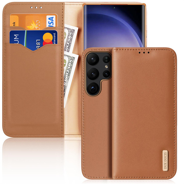 Samsung Galaxy S23 Ultra (SM-S918) Dux Ducis Hivo Genuine Leather