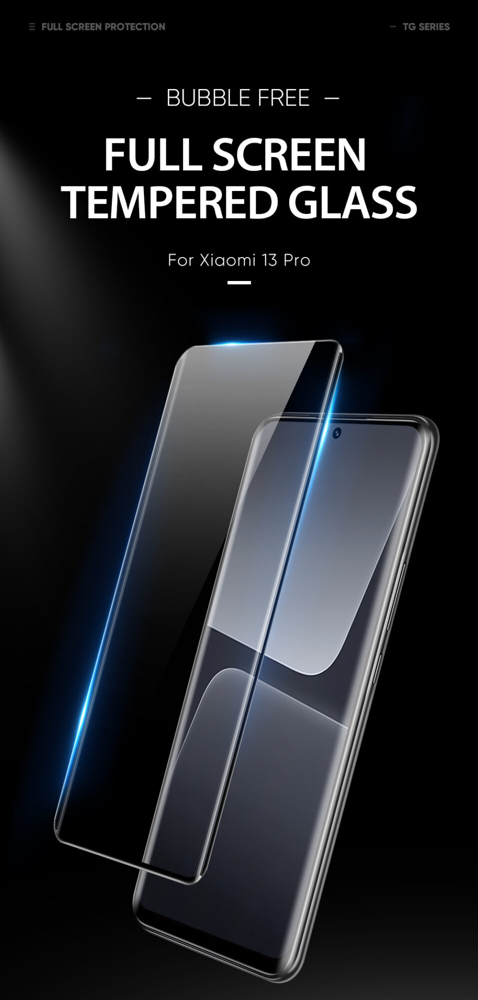Xiaomi 13 Pro Tempered Glass Screen Protector 1