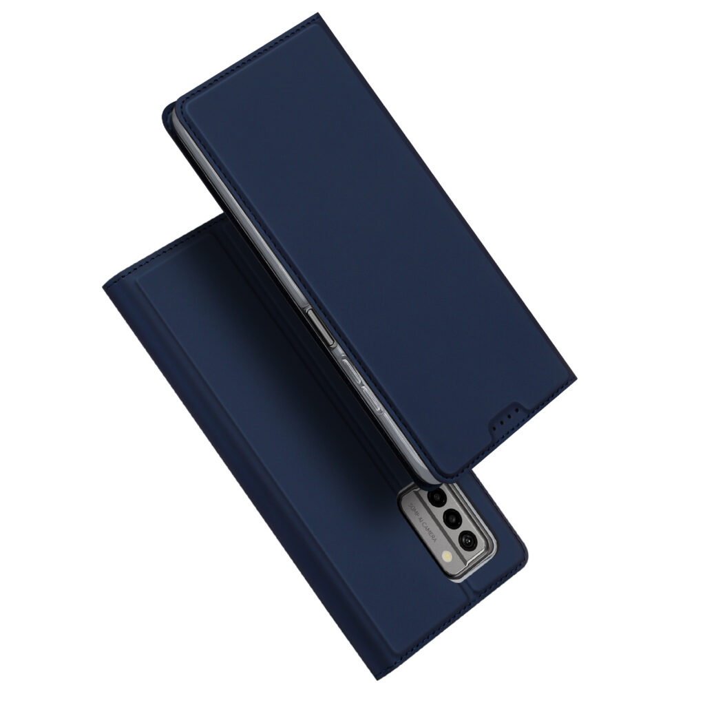 Custodia Nokia X30 5G GOKEN: Flip Wallet In Pelle PU Con Portafoglio, 5 Slot Carte E Supporto, Nero