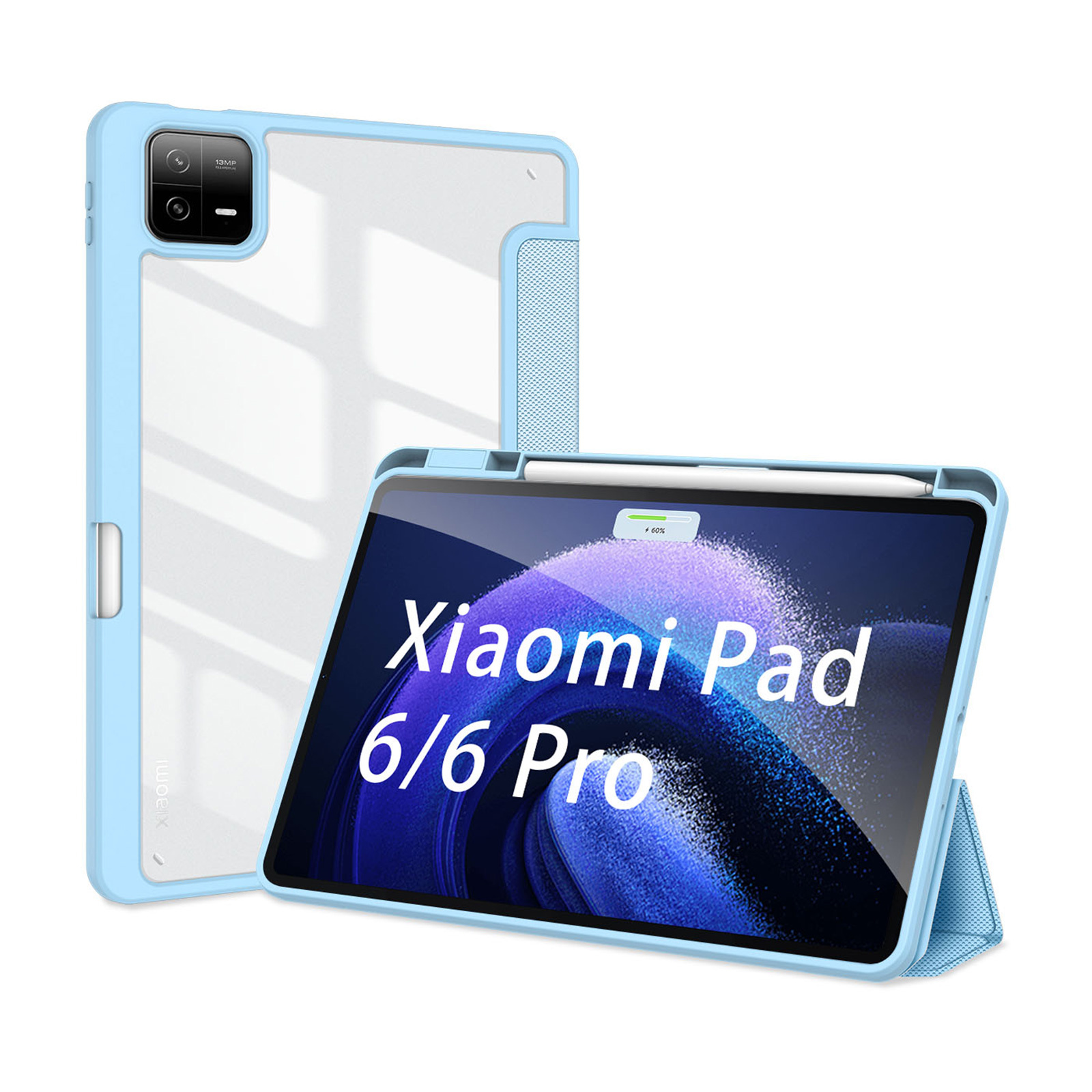 Funda Pliegues Dux Ducis Toby para Xiaomi Pad 6/Pad 6 Pro