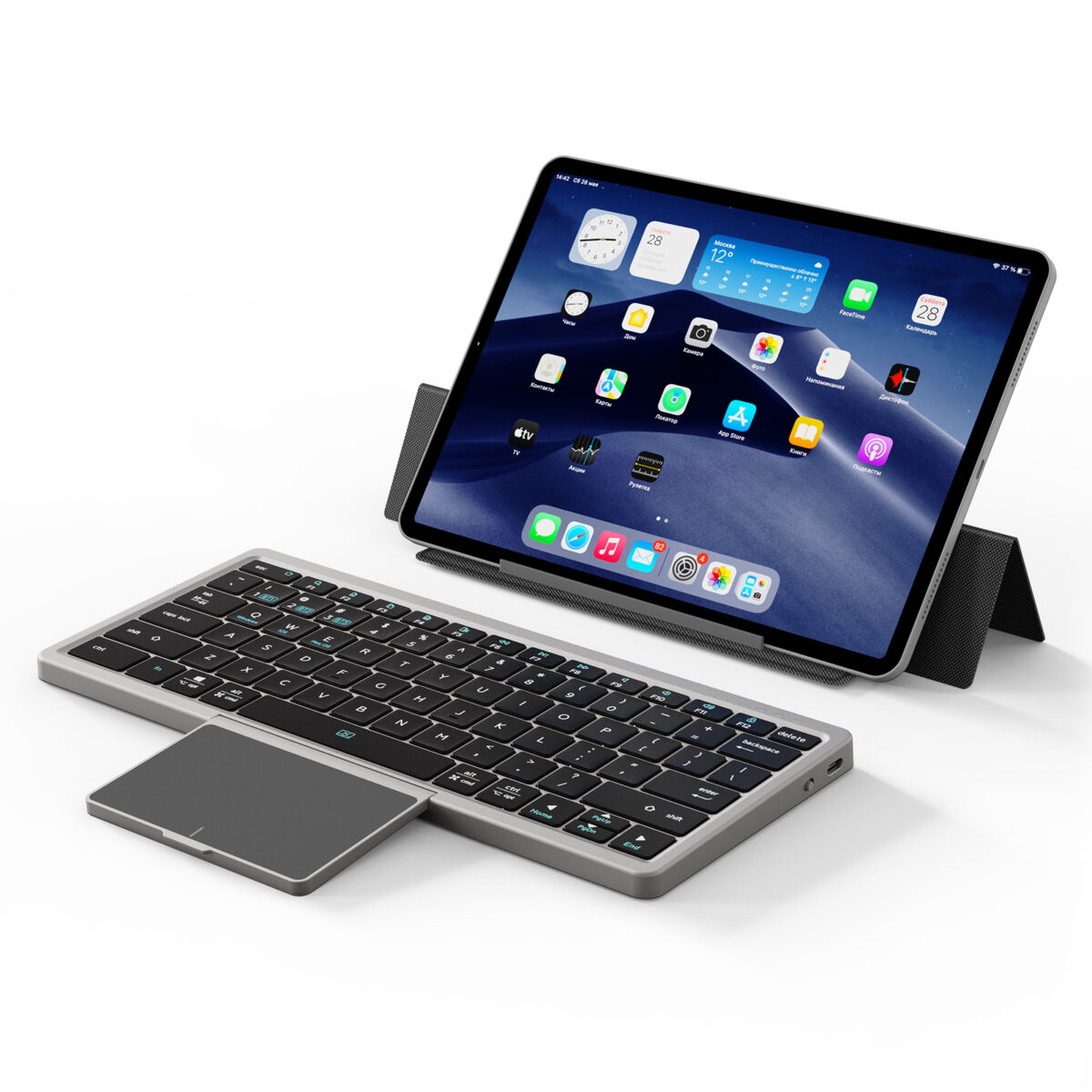 OK Series Universal Bluetooth Keyboard with Cover and Stand