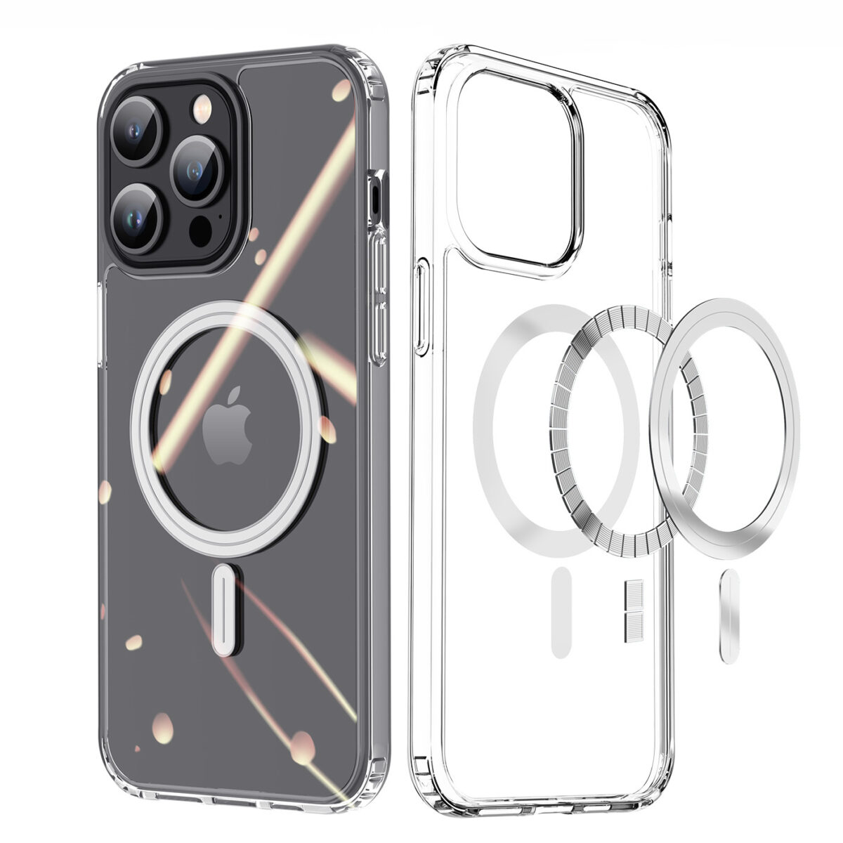 Clin Mag Series Clear Case with MagSafe for iPhone 15 Pro