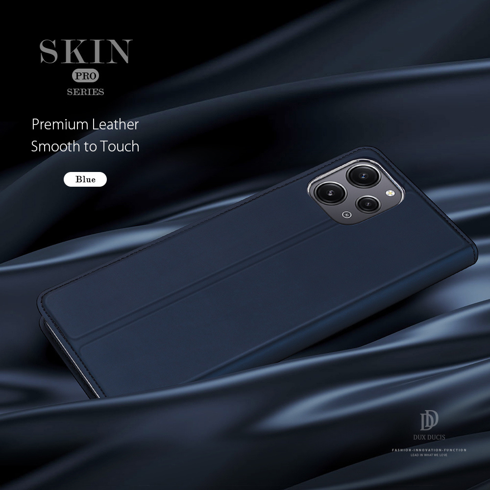 Dux Ducis Skin Pro funda de ecopiel para Xiaomi Poco M6 Pro/Redmi 12/Redmi  12R - negra - ✓