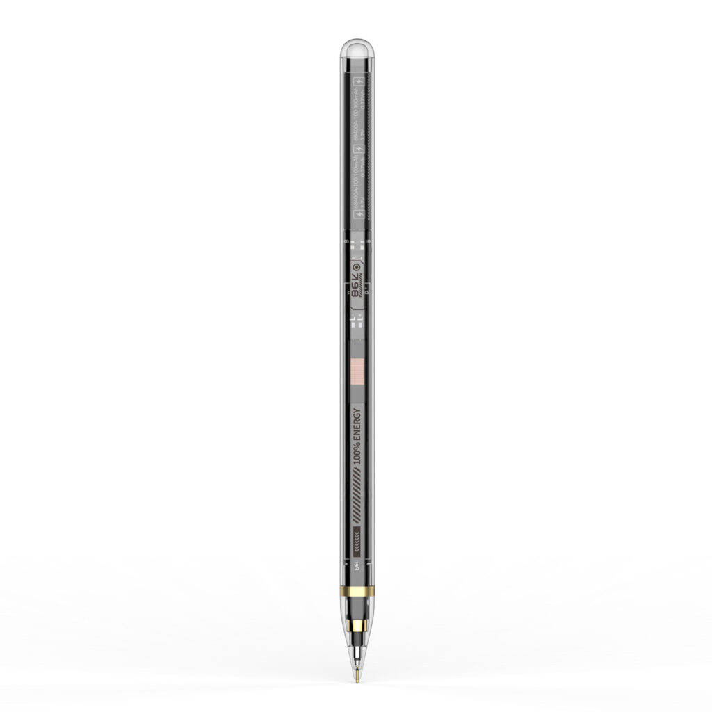 SP-04 Transparent Stylus Pen with Wireless Charging and Power Display