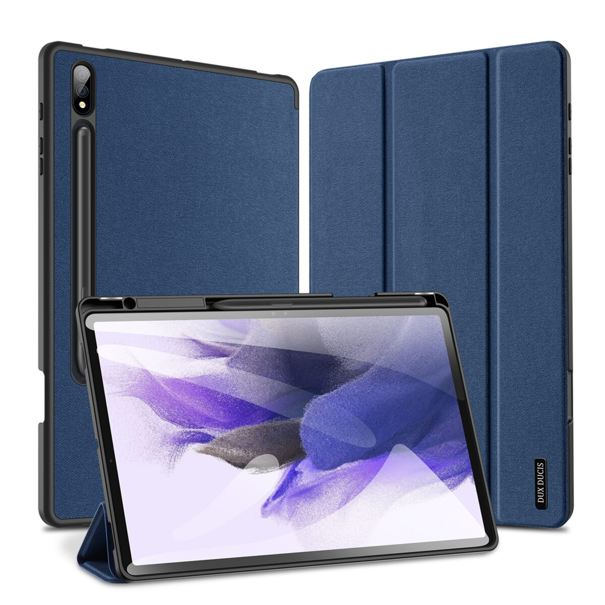 Domo Series Case for Samsung Tab S9 Plus (X810/X816B) (With S Pen Holder & Auto Sleep Wake)