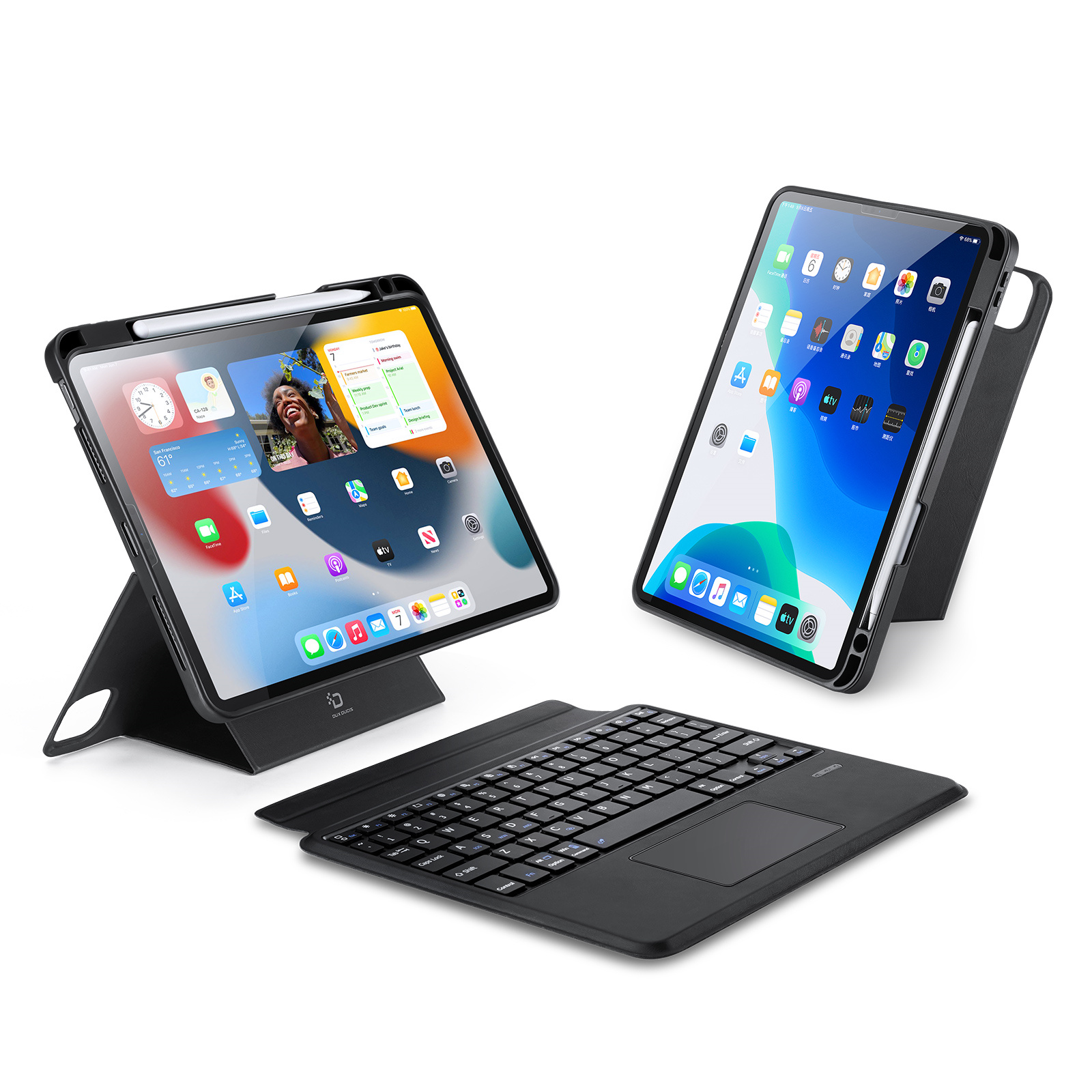 DK Series Keyboard with Protective Case for iPad Air 4 / 5 / iPad Pro