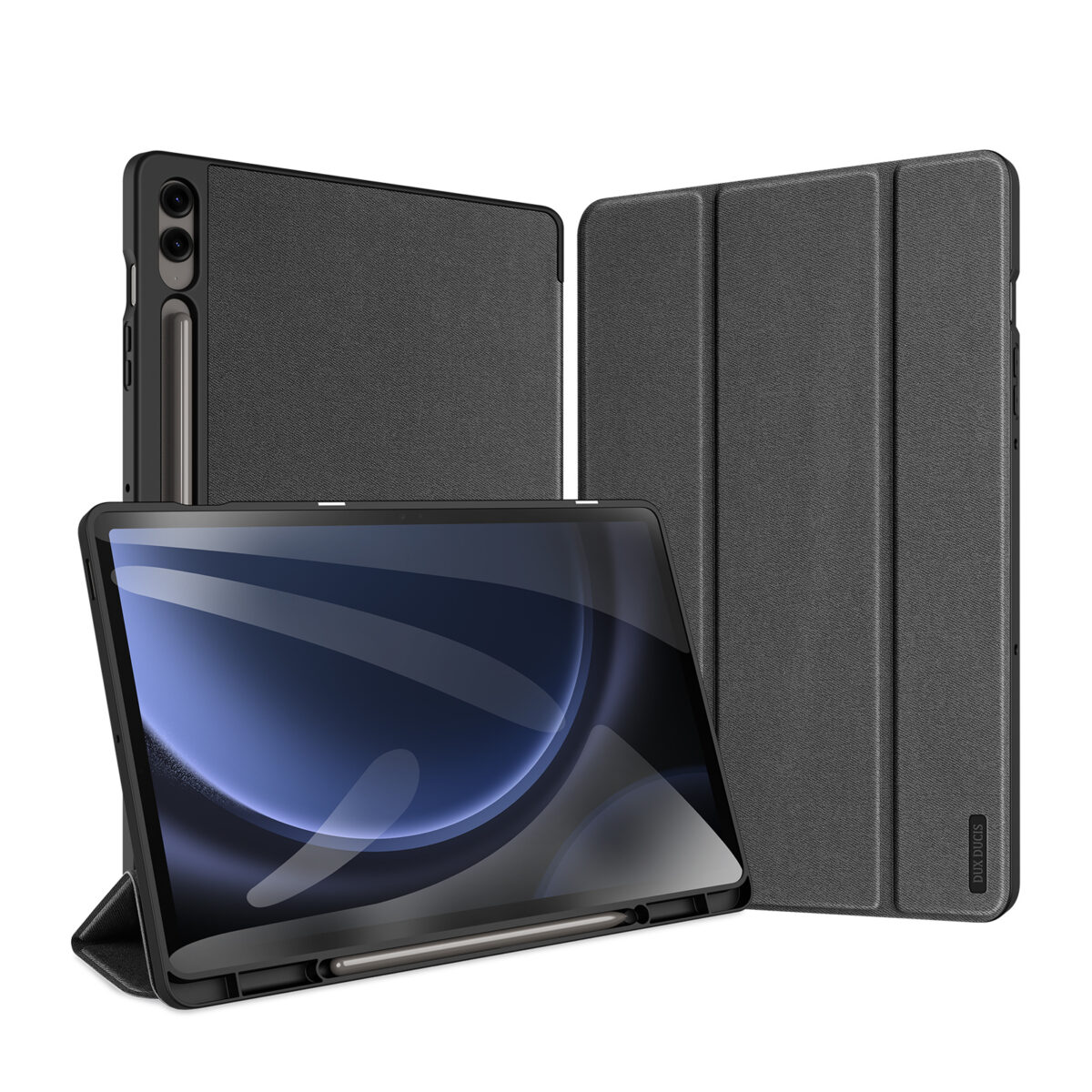 Domo Series Case for Samsung Tab S9 FE Plus (X610 / X616B) (With S Pen Holder & Auto Sleep Wake)