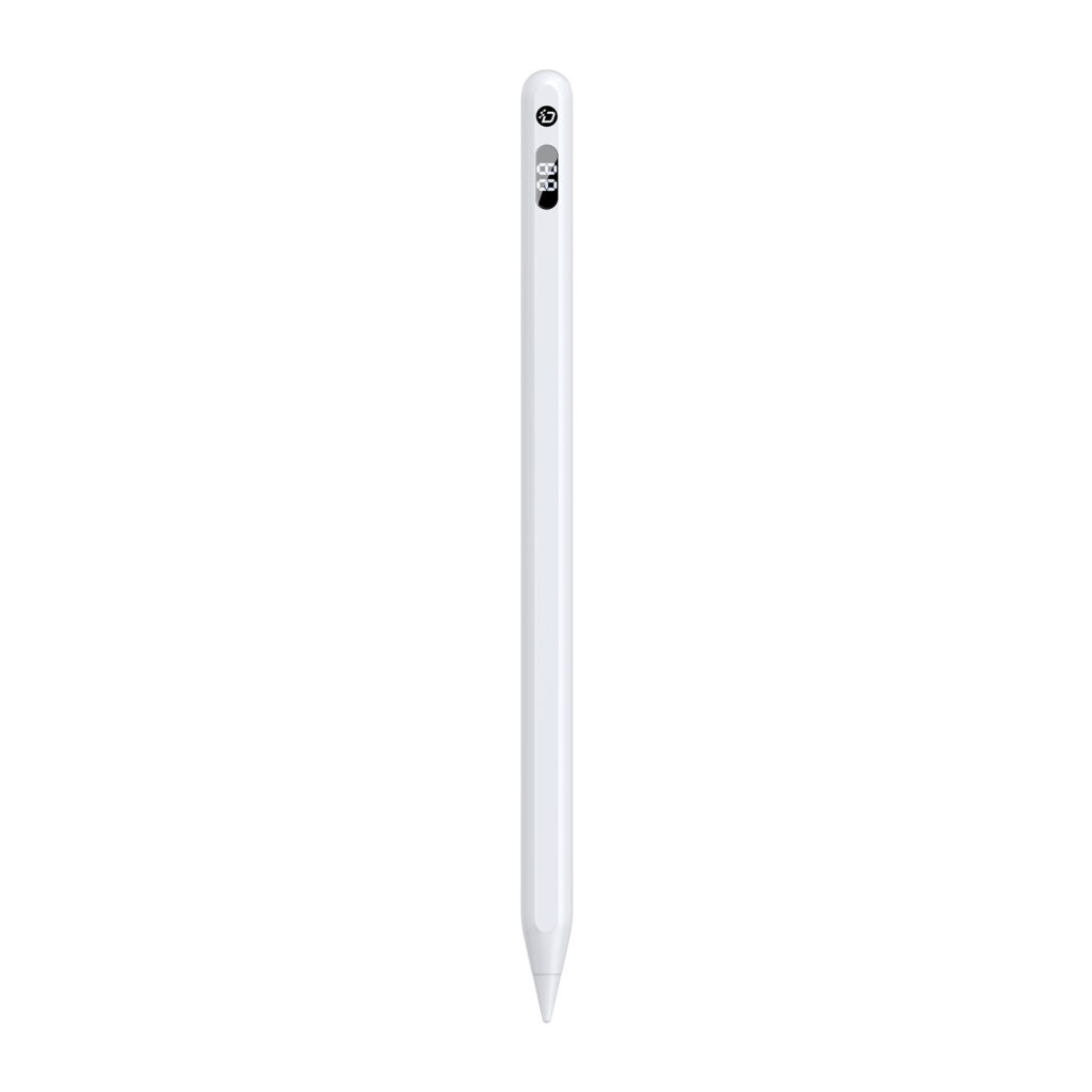 SP-05 White Stylus Pen with Wireless Charging and Power Display