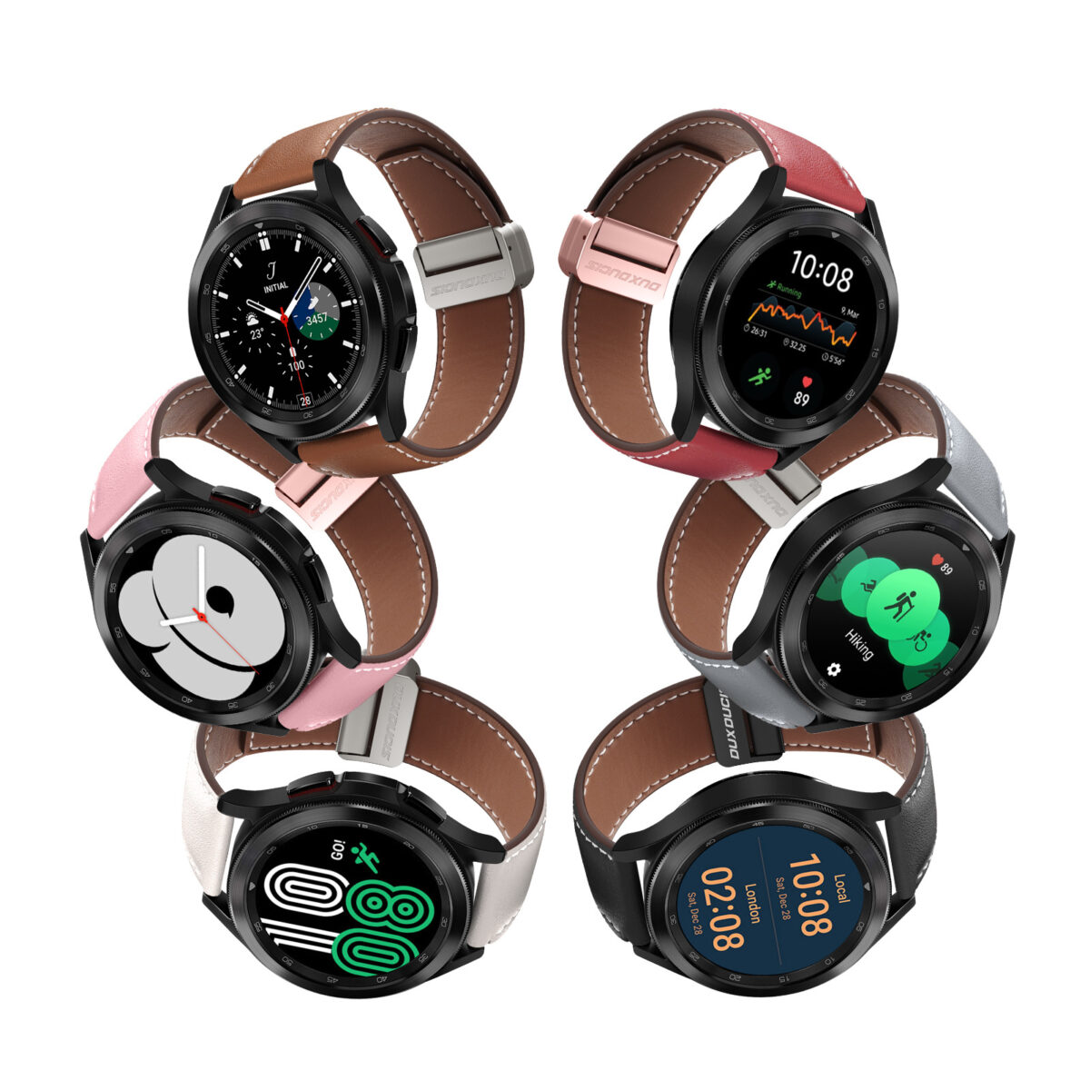YA Series Genuine Leather Samsung Watch Strap
