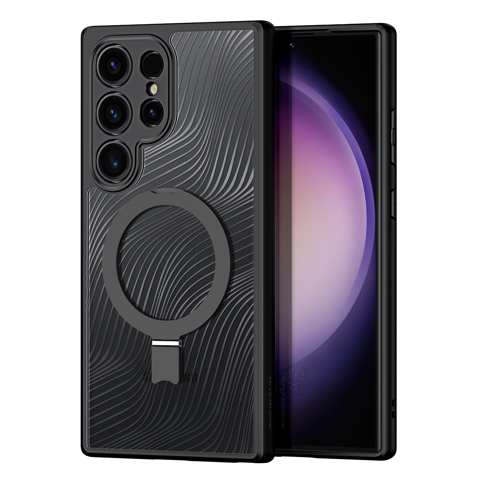 Custodia Personalizzata Per Honor Magic 6 Lite - Cover Portafoglio In PU Con Foto E Testo - 2XK-Black - 3