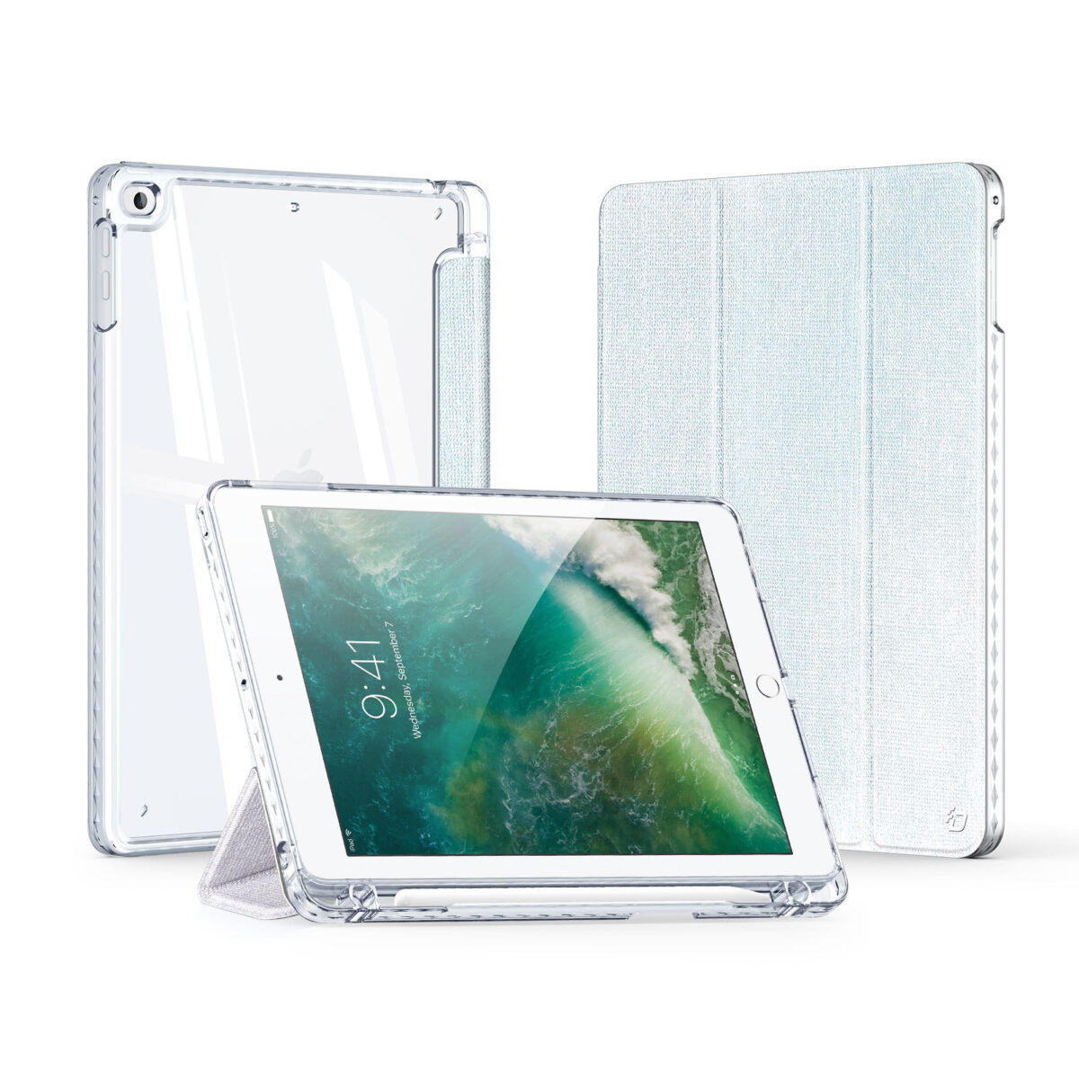 Unid Series Case for iPad 9.7 (2017/2018)/Air/Air 2 (With Apple Pencil Holder & Auto Sleep Wake)