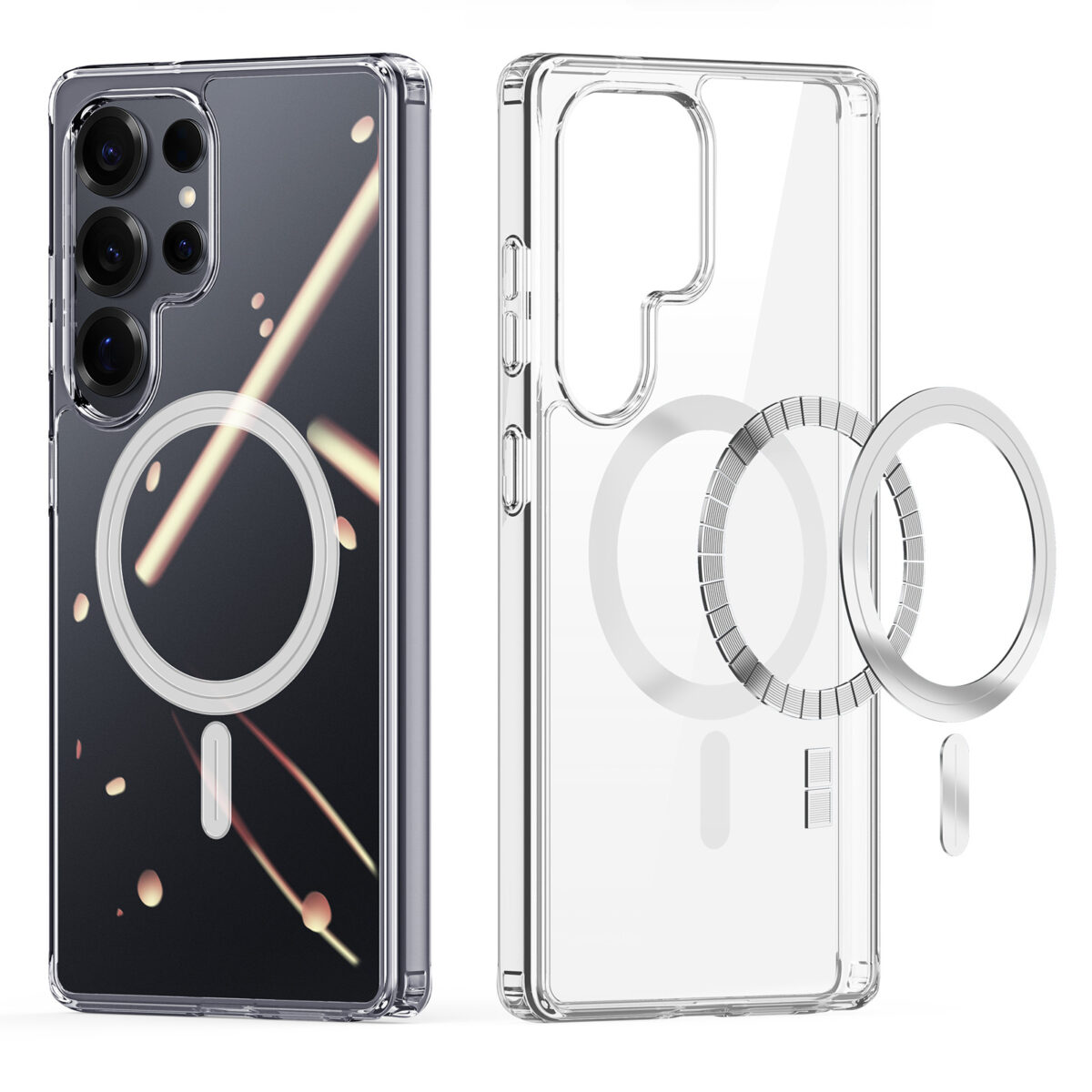 Clin Mag Series Clear Case with MagSafe for Samsung S25 Ultra