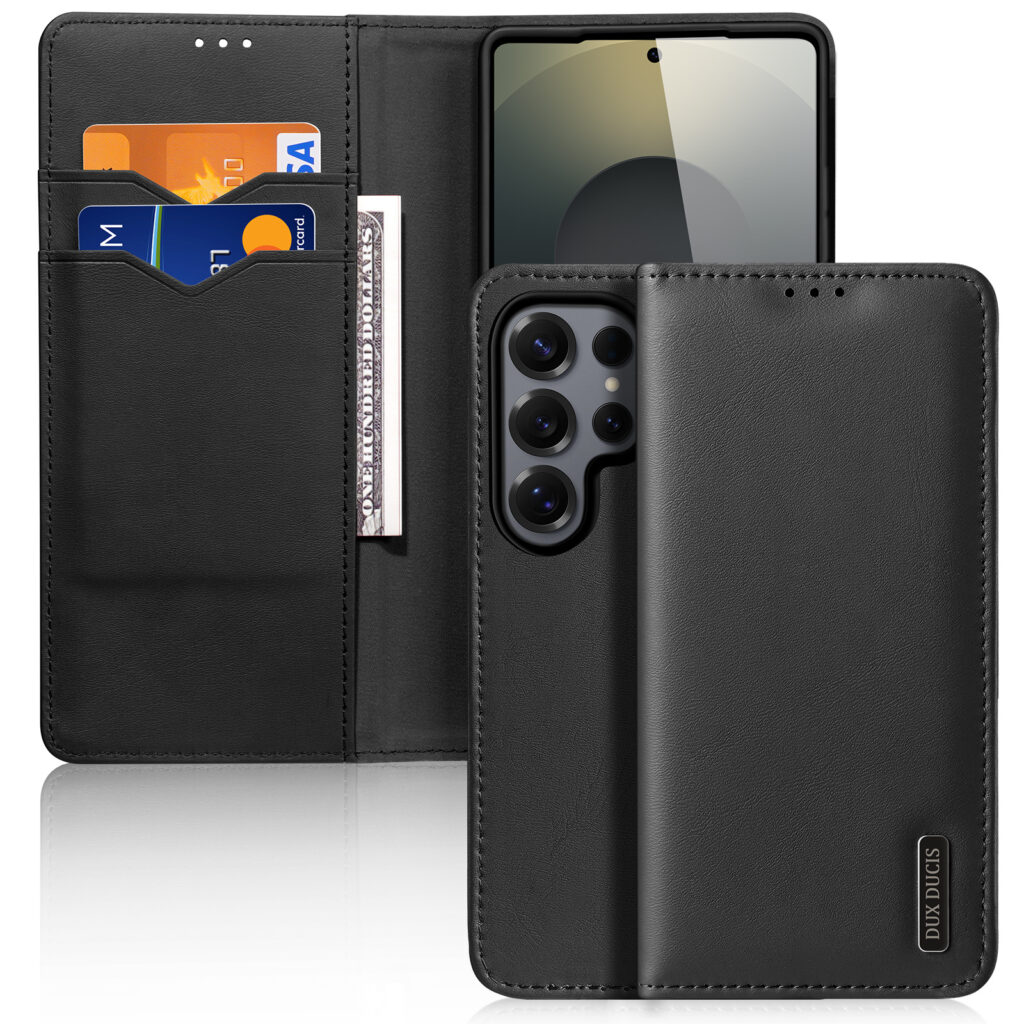 Hivo Series Leather Wallet Case for Samsung Galaxy S25 Ultra