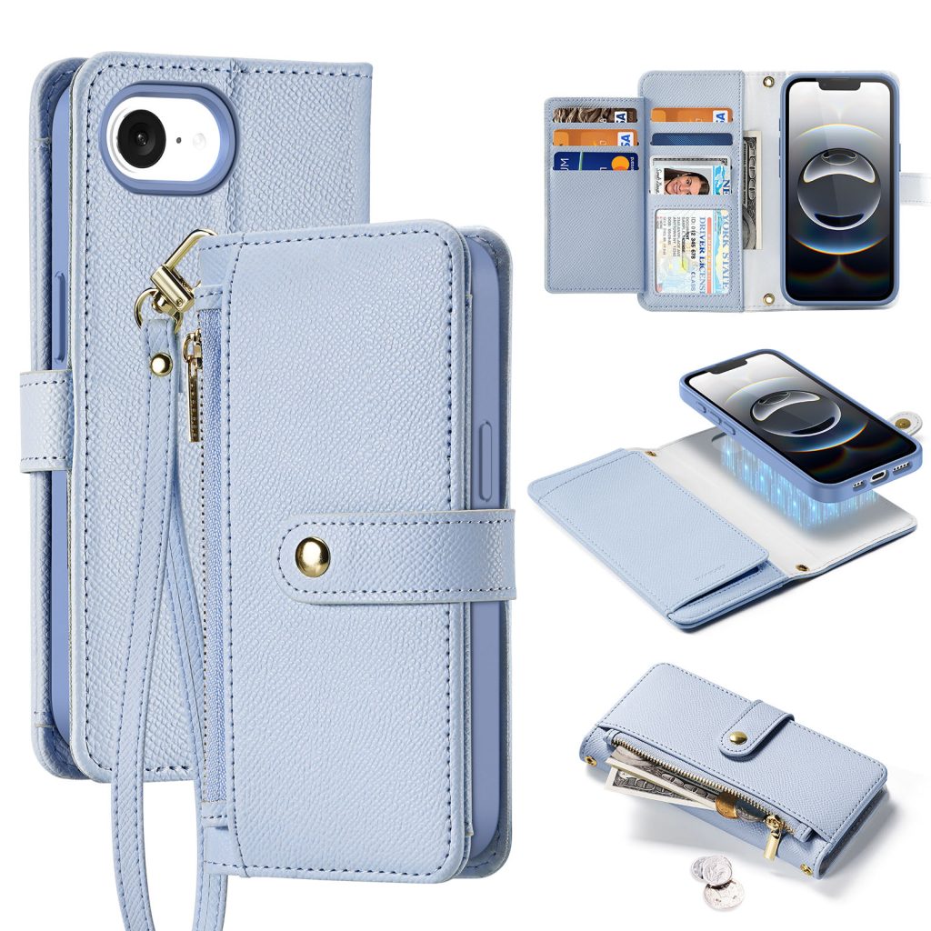 Lawa Series Detachable Wallet Case for iPhone 16e