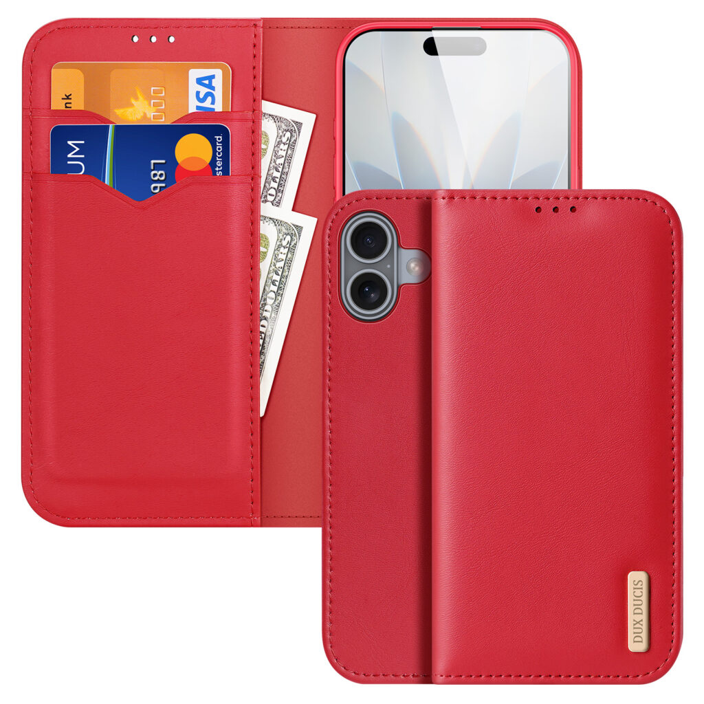 Hivo Series Leather Wallet Case for iPhone 17