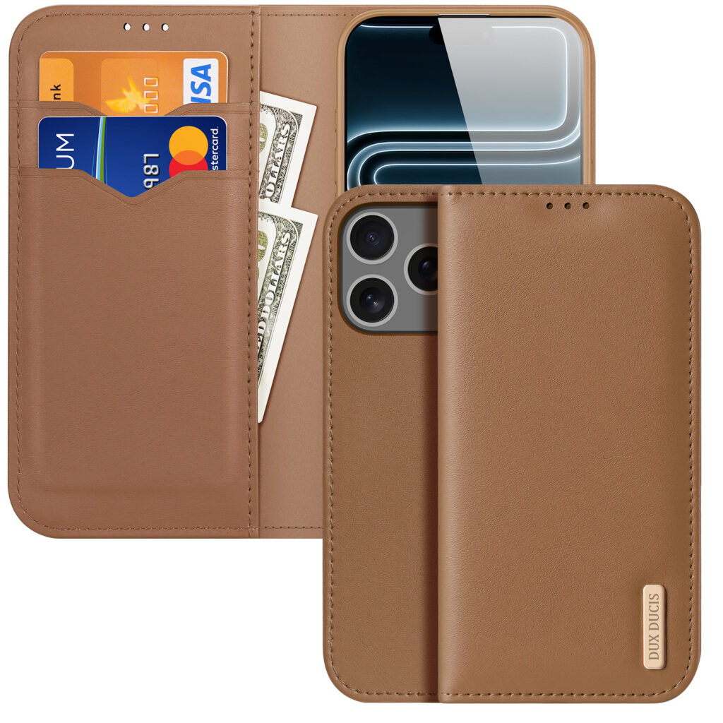 Hivo Series Leather Wallet Case for iPhone 17 Pro
