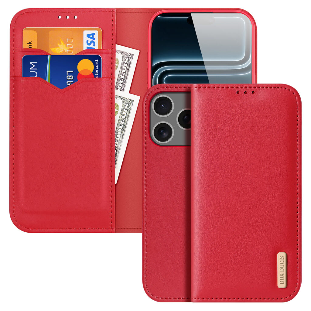 Hivo Series Leather Wallet Case for iPhone 17 Pro Max