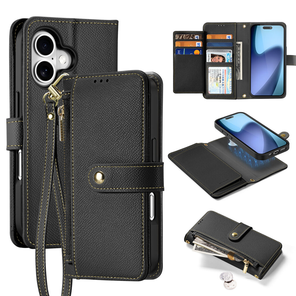 Lawa Series Detachable Wallet Case for iPhone 17