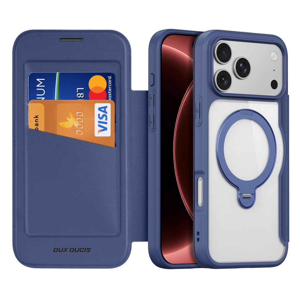 Skin X Pro Series Folio Magnetic Case with 360° Ring Stand for iPhone 18 Pro / 17 Pro Skin X Pro Series Folio Magnetic Case with 360° Ring Stand for iPhone 18 Pro / 17 Pro