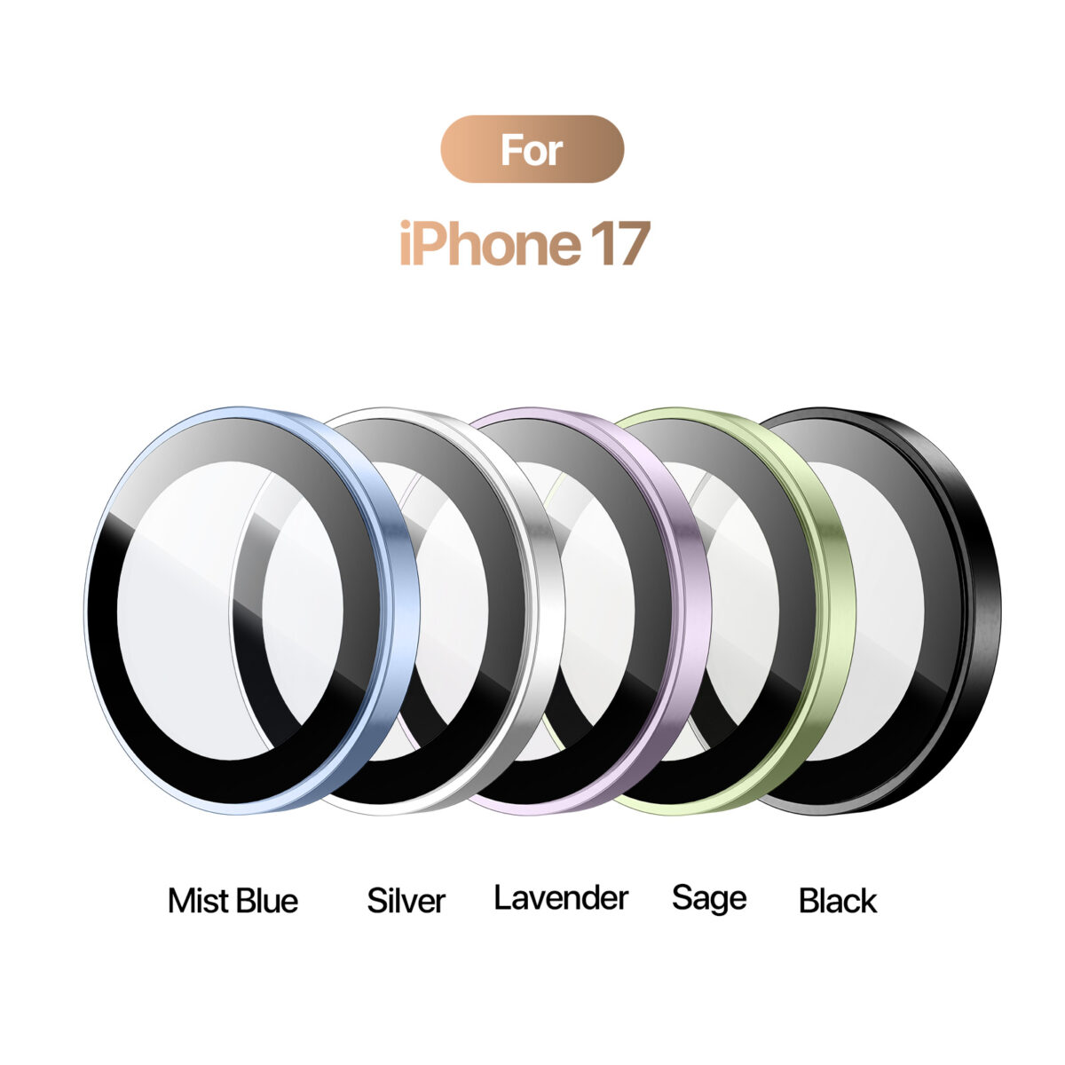 HAWK Series Camera Lens Protector for iPhone 17