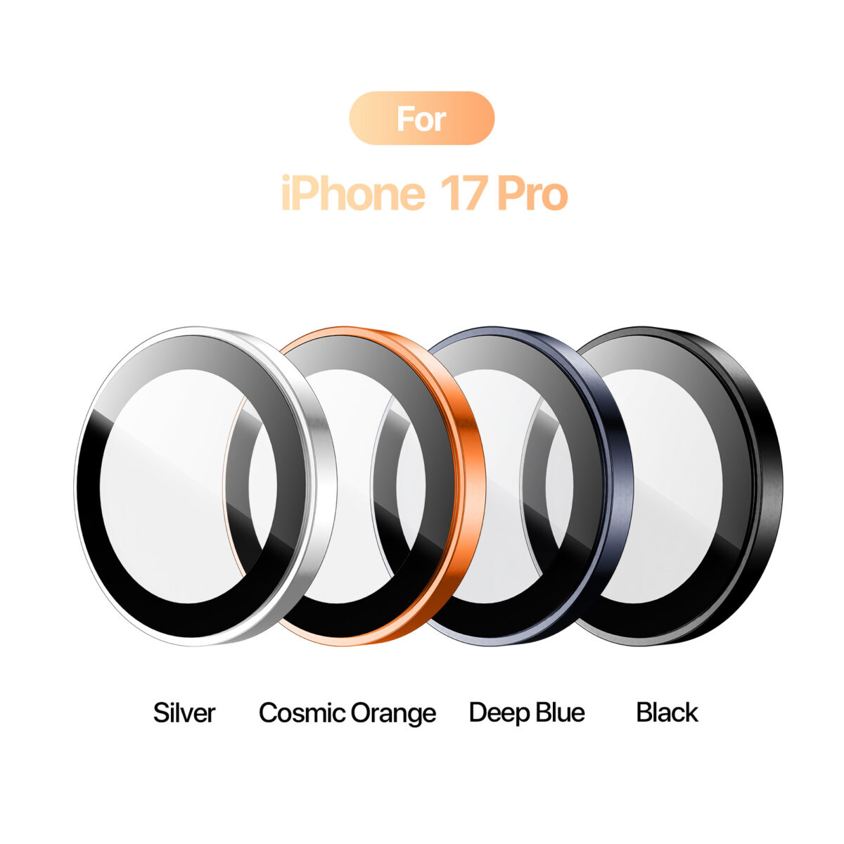 HAWK Series Camera Lens Protector for iPhone 17 Pro