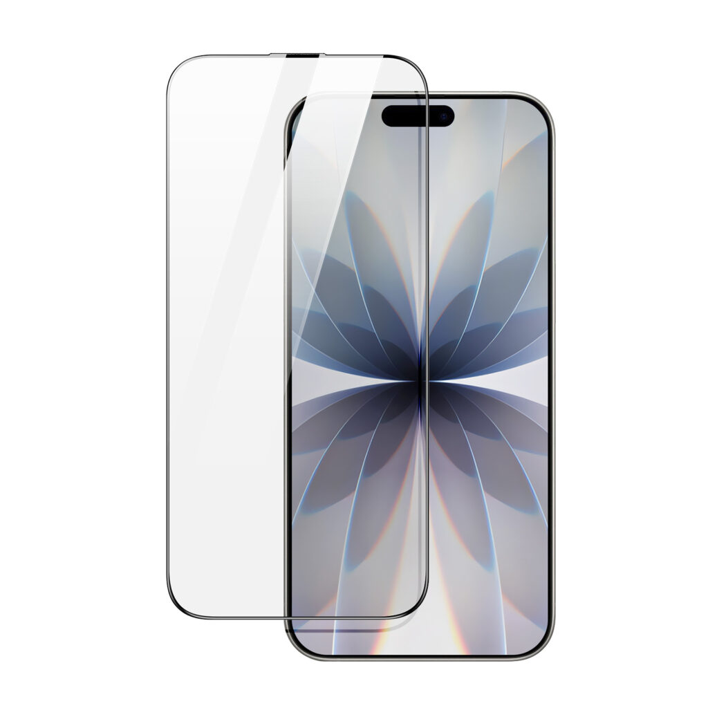 Roga Series Tempered Glass Screen Protector with Dust-free Auto Alignment Kit for iPhone 17