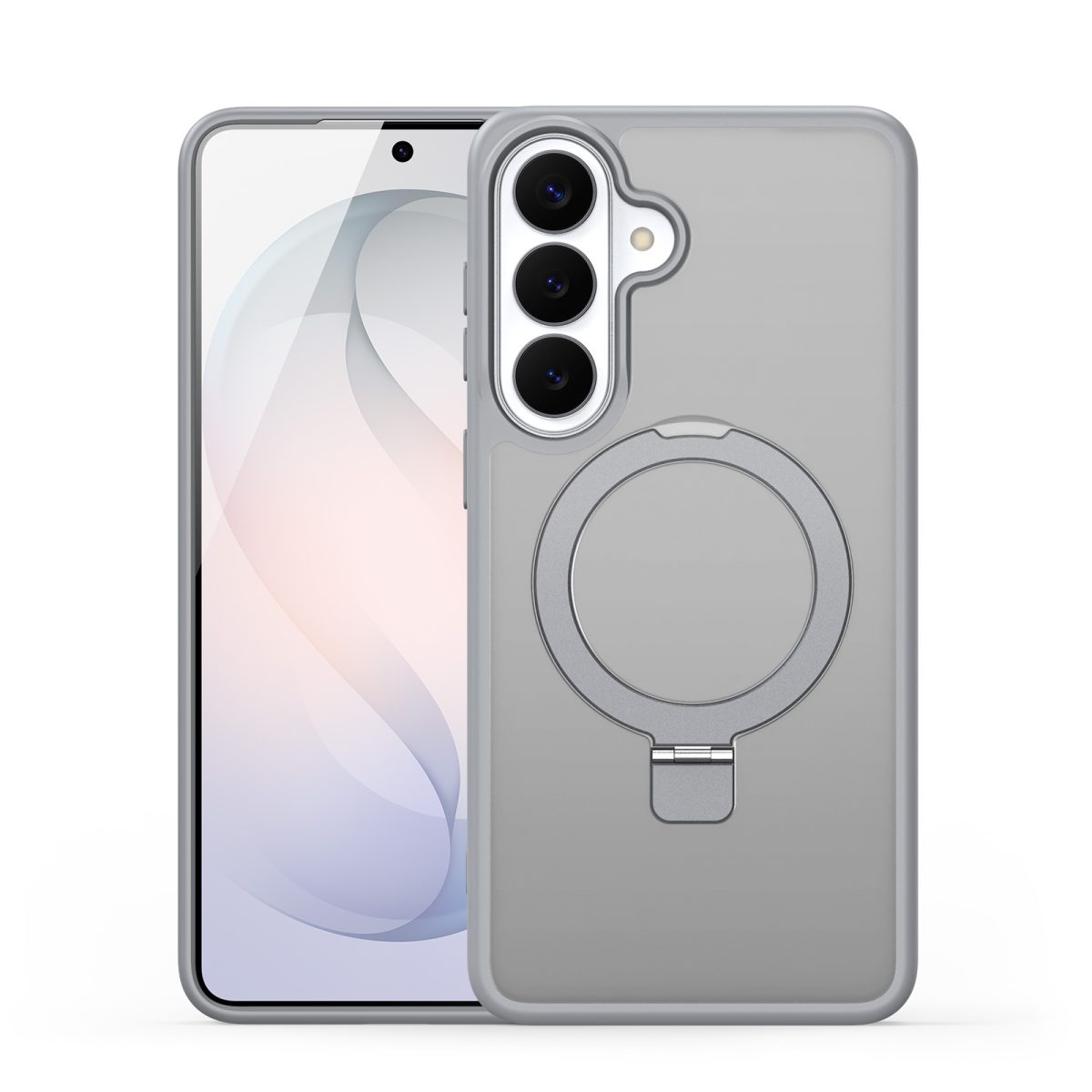 Yind Series Back Cover with Folding Stand for Samsung S26 Plus