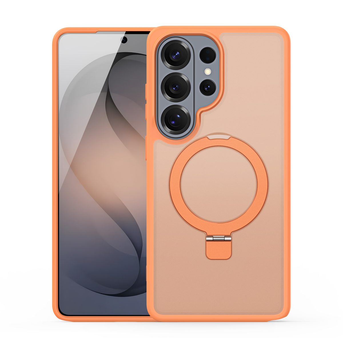 Yind Series Back Cover with Folding Stand for Samsung S26 Ultra