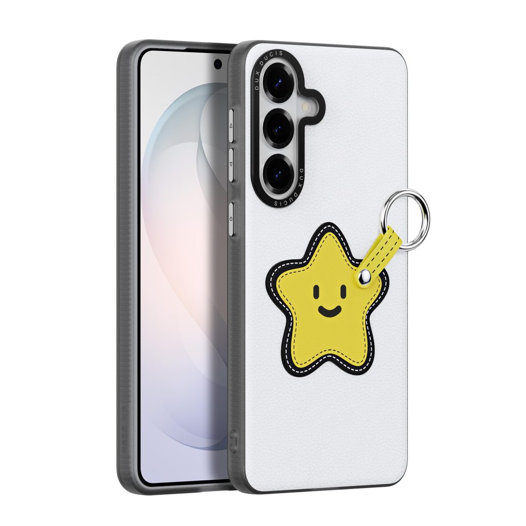 LUVY Series PU Leather Ring-Style Phone Case for Samsung S26 Plus