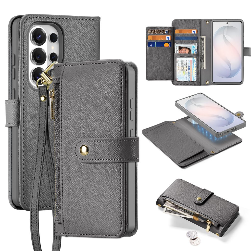 Lawa Series Detachable Wallet Case for Samsung Galaxy S26 Ultra