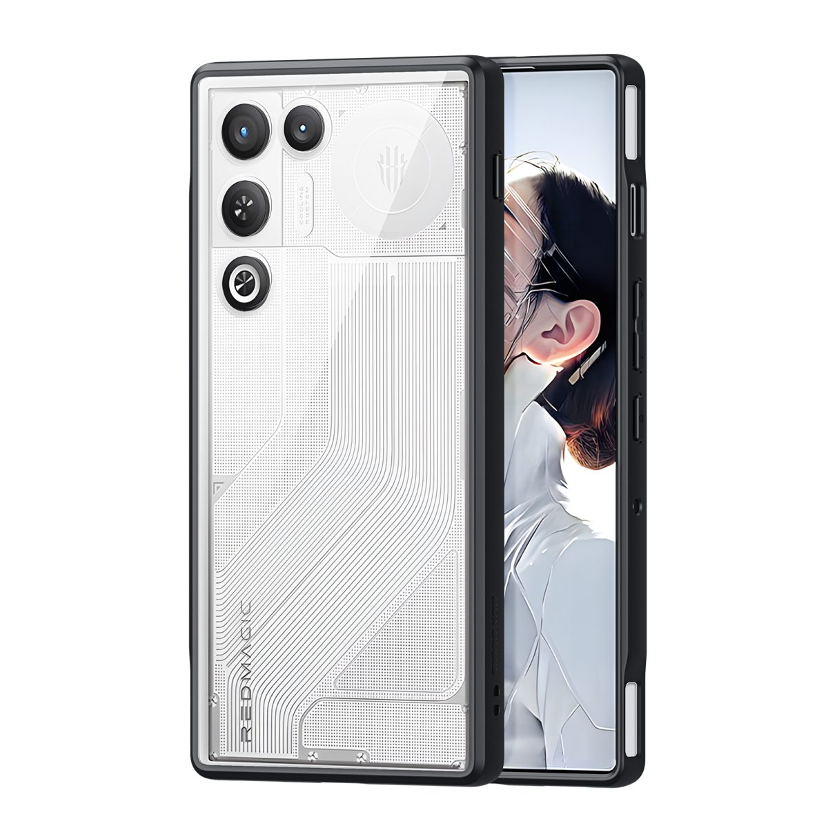 Aimo Series Back Cover for ZTE nubia Red Magic 11 Air