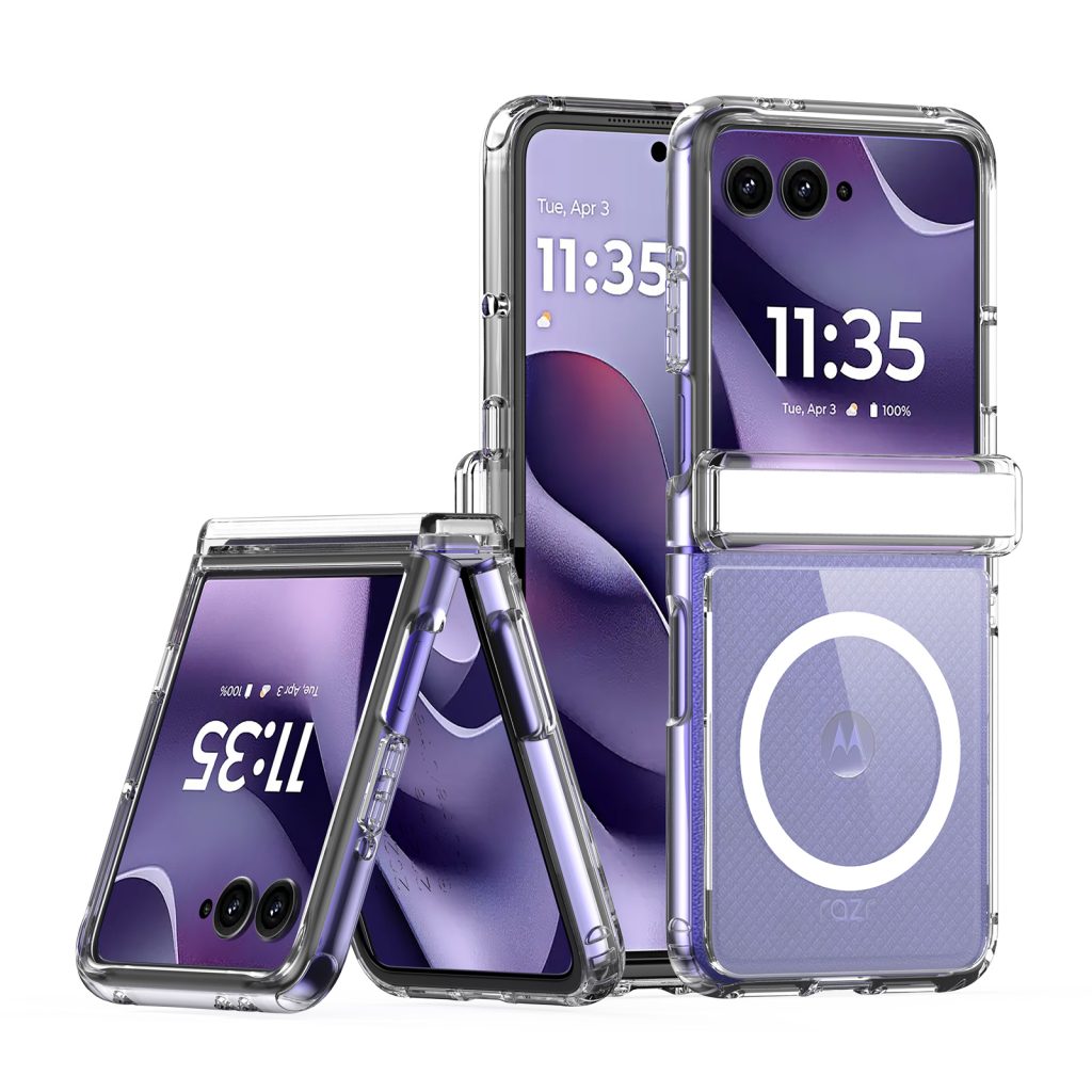 Clin Mag Series Clear Case with MagSafe for Motorola Razr 70/60/50/2026/2025/2024 Clin Mag Series Clear Case with MagSafe for Motorola Razr 70/60/50/2026/2025/2024
